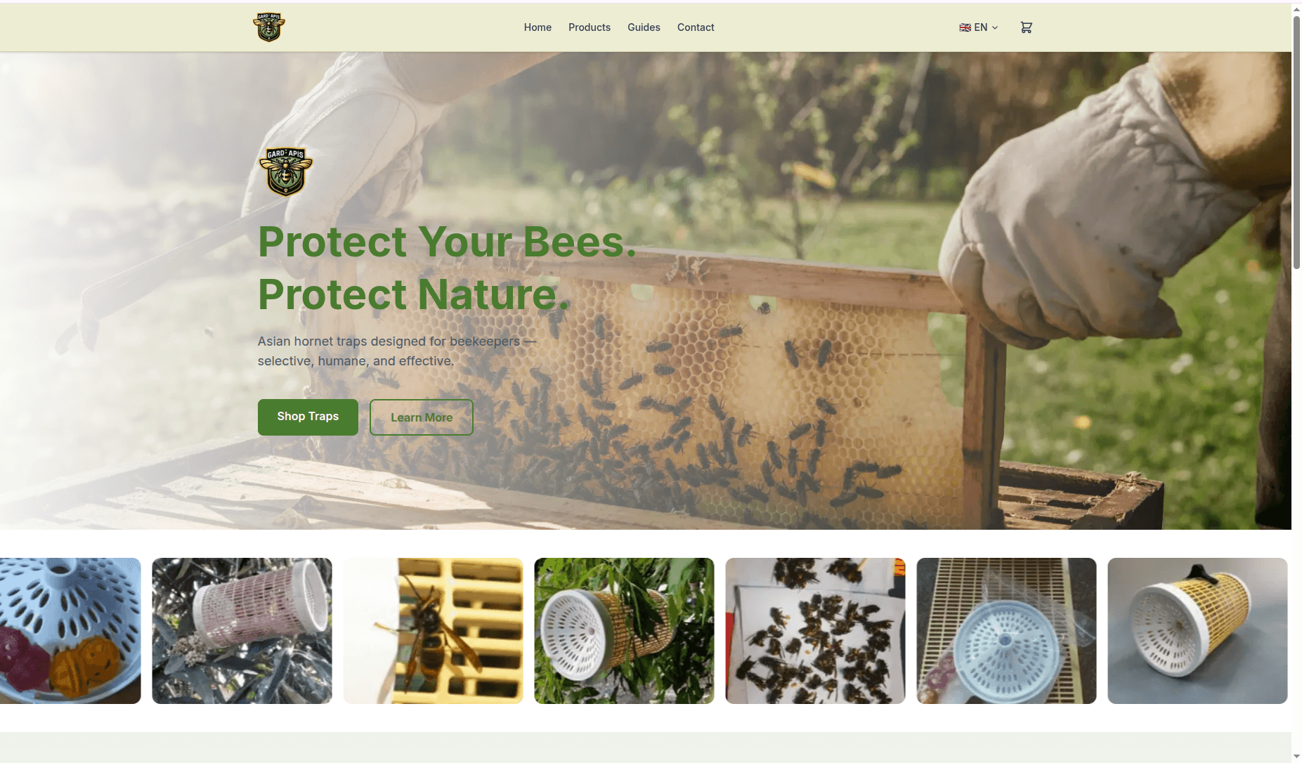 Gard'Apis beekeeping products ecommerce store
